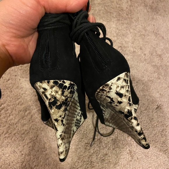 Zara lace up wedges, size 39, fits like 8.5 US - Picture 3 of 9